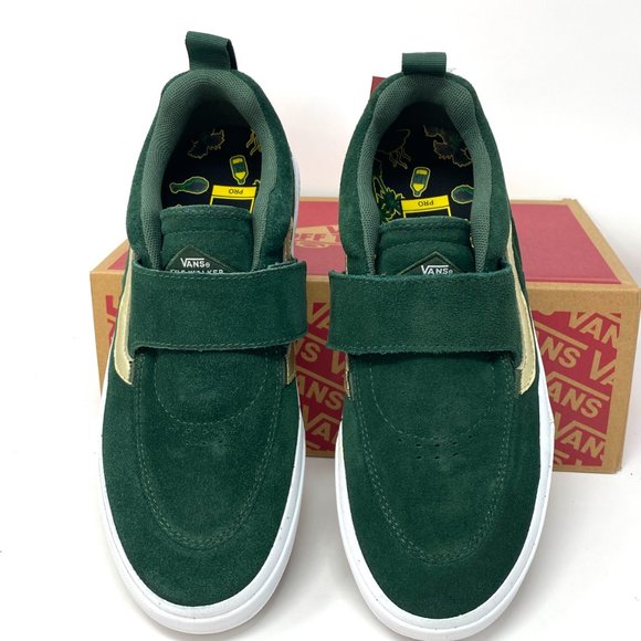 🍃Sale🍃 VANS Kyle Pro 2 Snake Junt Forest Gold Suede Women's Size VN0A4UW30WC - Picture 3 of 11